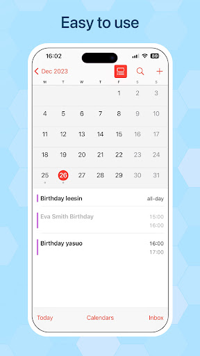 Calendar: To do list, Schedule ekran görüntüsü
