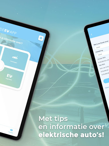 De EV app ekran görüntüsü