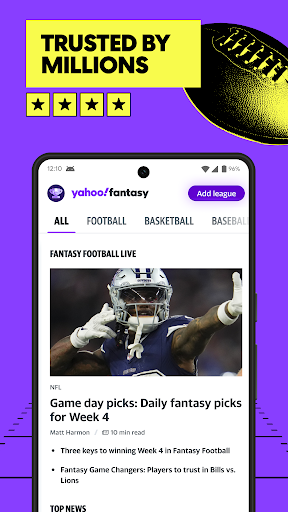 Yahoo Fantasy Sports: NBA, MLB ekran görüntüsü