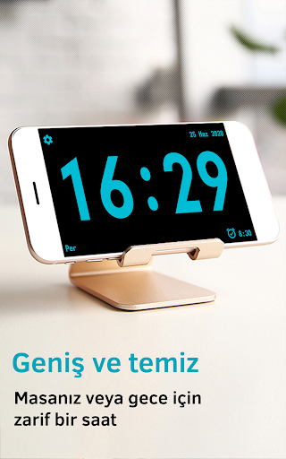 Mega Dijital Saat ekran görüntüsü