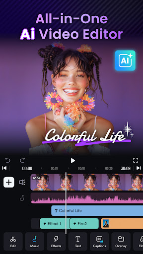Video Editor, Glitch - ShotCut ekran görüntüsü