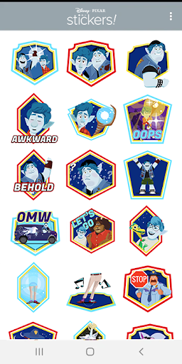 Pixar Stickers: Onward ekran görüntüsü