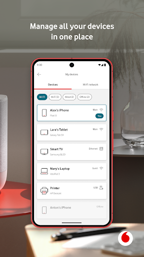 Vodafone Broadband ekran görüntüsü