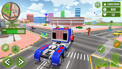 Truck Game - Car Robot Games ekran görüntüsü