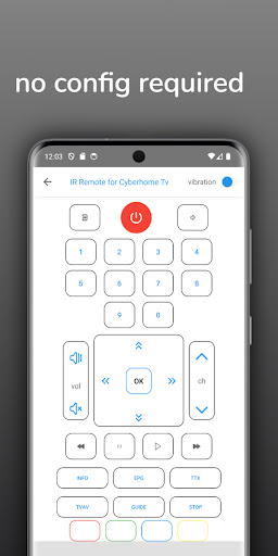 Remote for cyberhome tv ekran görüntüsü