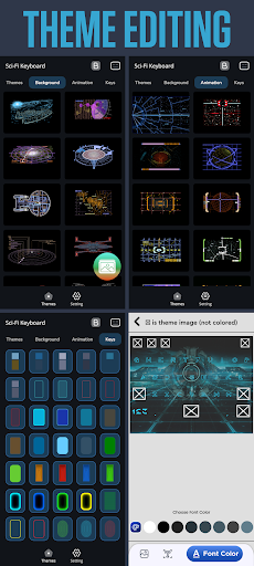 Sci-Fi Keyboard ekran görüntüsü