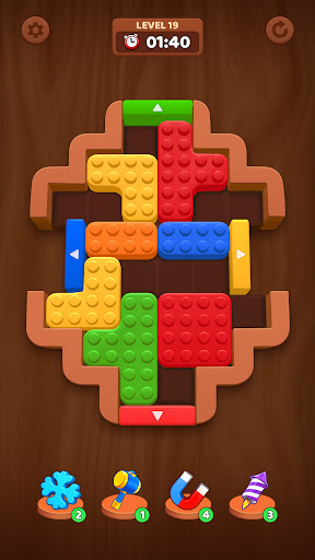 Color Block Puzzle: 3D Jam ekran görüntüsü