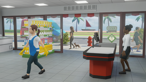 AveStore Supermarket Simulator ekran görüntüsü