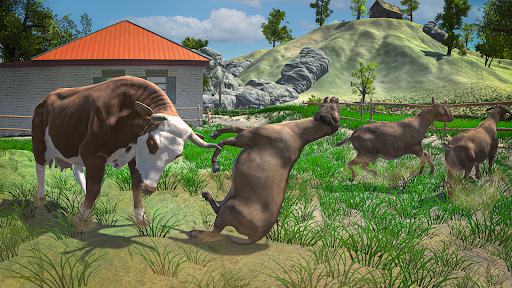 Cow Real Animal Rampage ekran görüntüsü