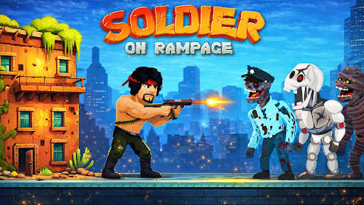 Soldier on Rampage - Fighter ekran görüntüsü