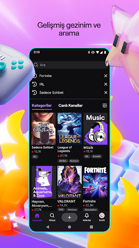 Twitch: Canlı Yayın ekran görüntüsü