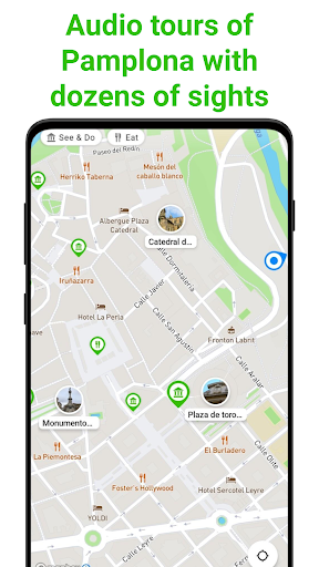 Pamplona Tour Guide:SmartGuide ekran görüntüsü