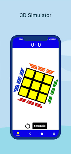 Rubik's Cube 3D ekran görüntüsü