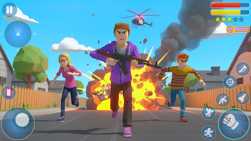 Open World Mad Guy Crime War ekran görüntüsü