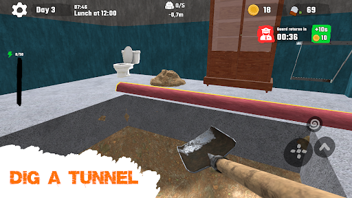 Prison Escape Dig ekran görüntüsü
