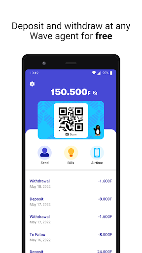 Wave - Mobile Money ekran görüntüsü