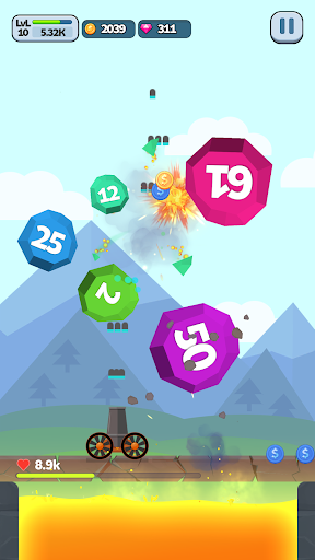 Ball Blast Cannon blitz mania ekran görüntüsü