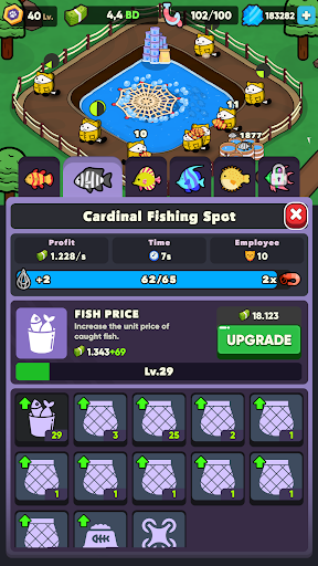 Fisher Cat Town Tycoon ekran görüntüsü