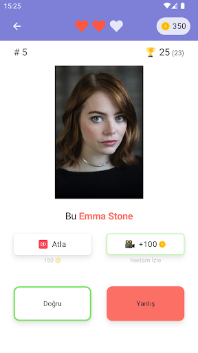Aktörü Tahmin Et - Quiz Oyun ekran görüntüsü