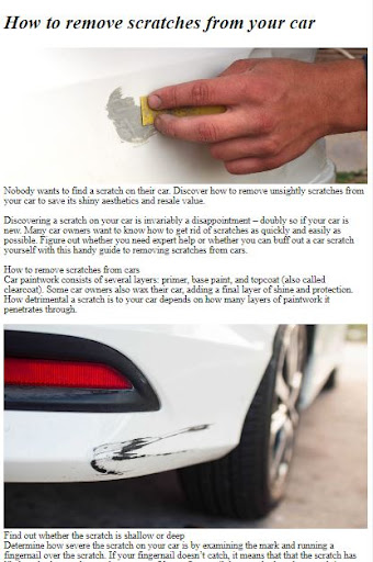 How to Fix a Car Scratch ekran görüntüsü