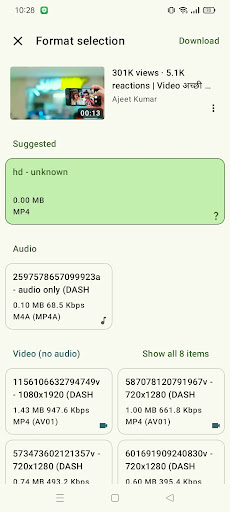 Save From Net Video Downloader ekran görüntüsü