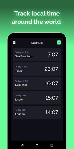Essential World Clock ekran görüntüsü