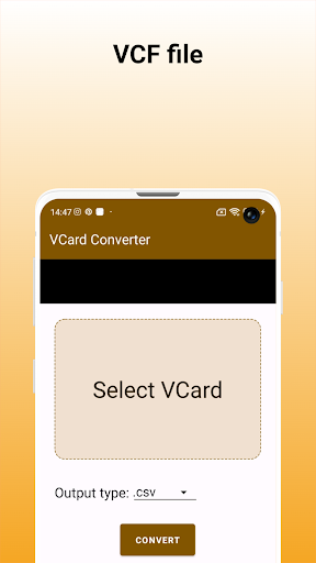 Vcard Converter - Convert VCF ekran görüntüsü