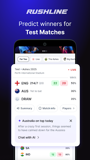 RushLine : Cricket Prediction ekran görüntüsü