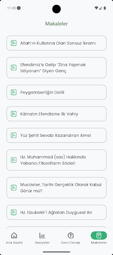 Pusulam Sünneti Hayata Geçirme ekran görüntüsü