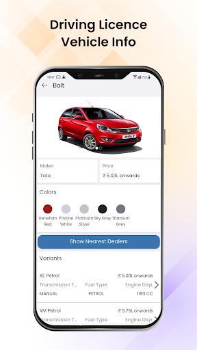 Driving Licence & Vehicle Info ekran görüntüsü