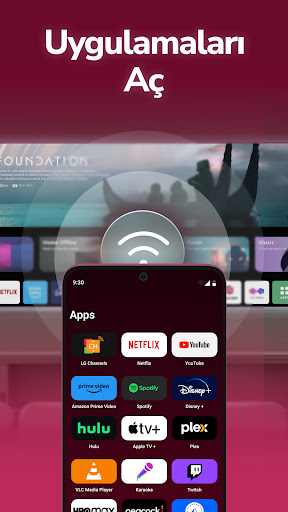 LG TV uzaktan kumandası ekran görüntüsü