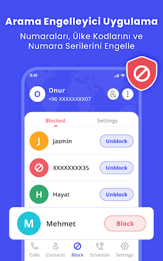 Caller ID ve Spam Engelleyici ekran görüntüsü