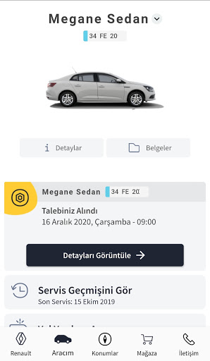 Renault PORT ekran görüntüsü