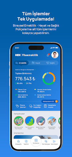 HDI Fibaemeklilik Mobil Şube ekran görüntüsü