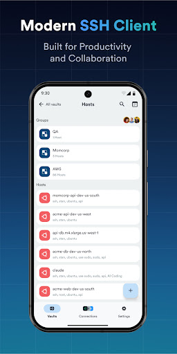 Termius - Modern SSH Client ekran görüntüsü