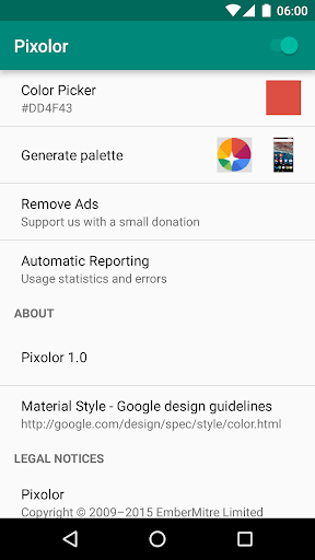 Pixolor - Live Color Picker ekran görüntüsü