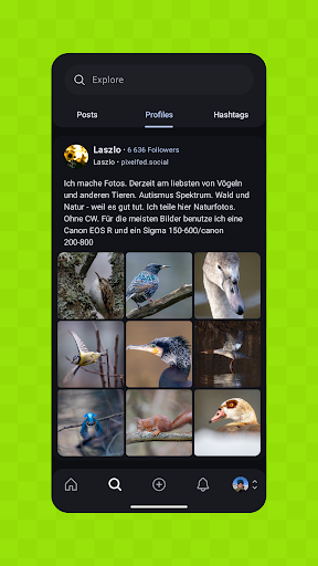 Pixelix - A Pixelfed Client ekran görüntüsü