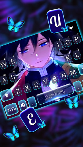 Butterfly Anime Man Tema ekran görüntüsü