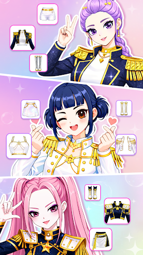 Anime Idol Dress Up Game ekran görüntüsü