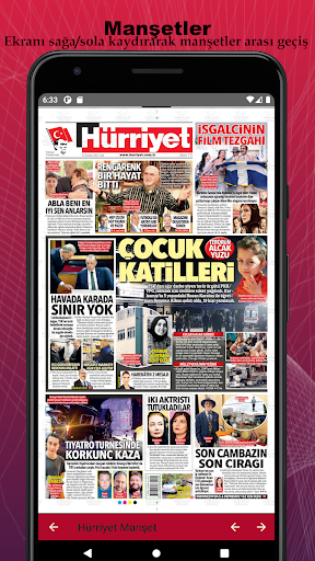 Tüm Gazeteler ve Haberler ekran görüntüsü