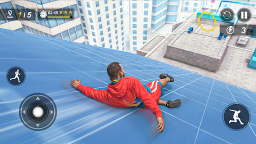 Going Up Parkour Rooftop 3D ekran görüntüsü