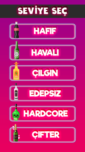 Doğruluk mu Cesaret mi? Şişe ekran görüntüsü
