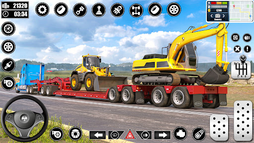 Heavy Truck Driving Cargo Game ekran görüntüsü