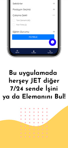 Jet İş İlanlari ekran görüntüsü