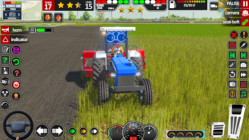 Real Indian Tractor Farming 3D ekran görüntüsü