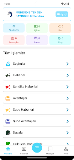 Mühendis Tek-Sen Bayındırlık ekran görüntüsü