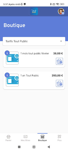 Zest Ticket ekran görüntüsü