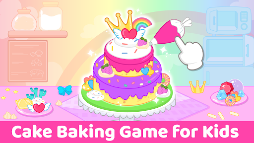 Cake Maker Kids Cooking Games ekran görüntüsü