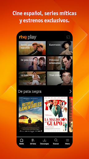 RTVE Play ekran görüntüsü