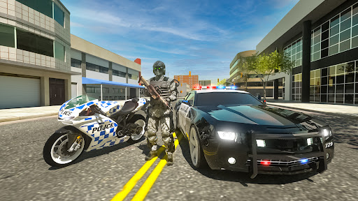 Police Bike Real Crime Driver ekran görüntüsü